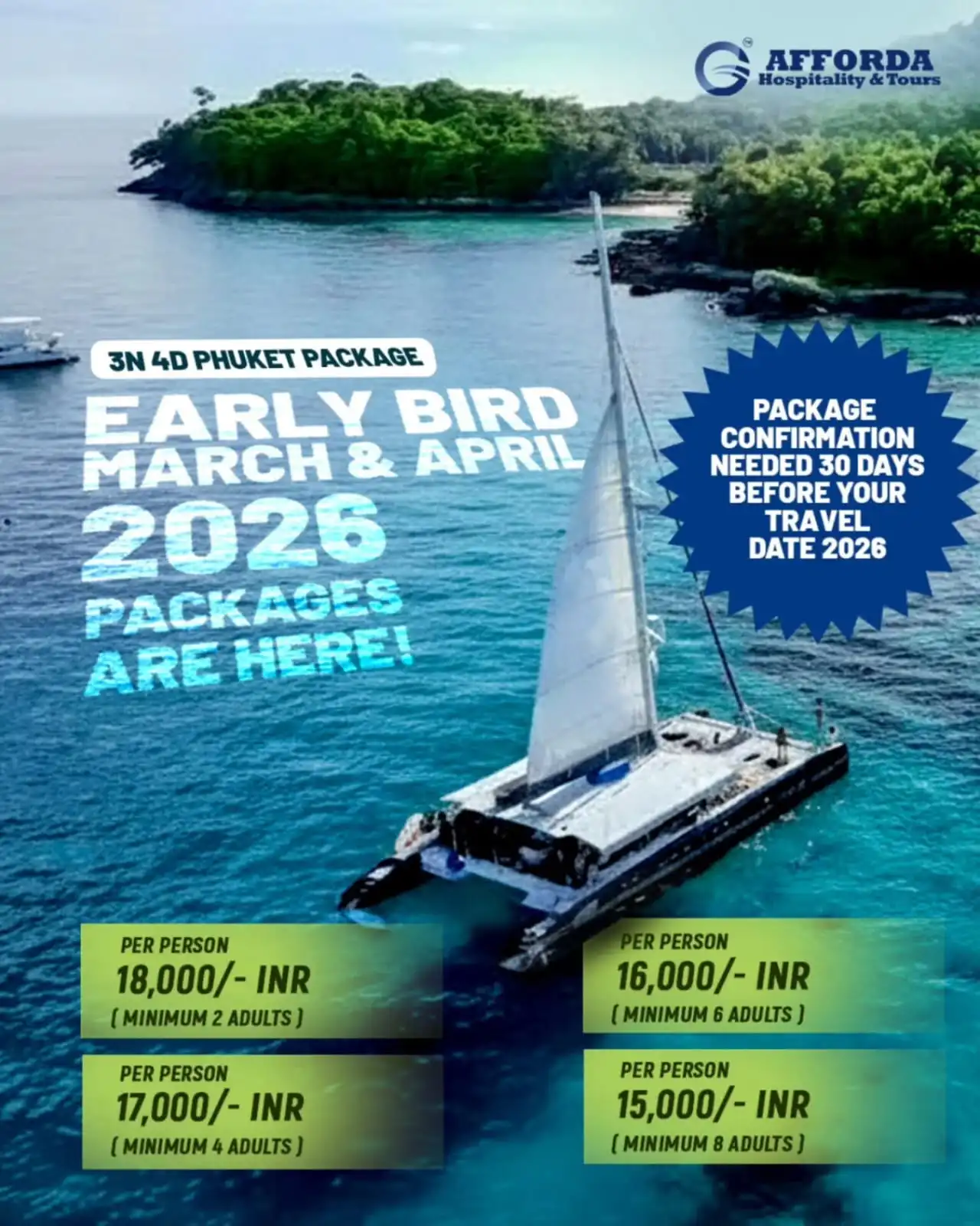 3 Nights 4 Days Phuket Tour Package for March April 2026 Flyer